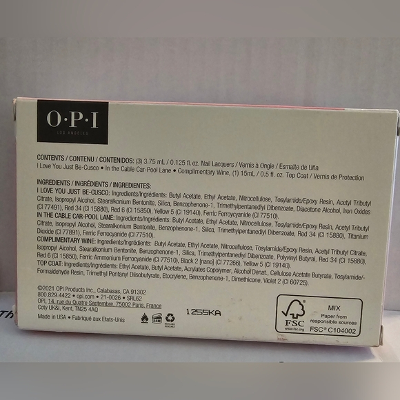 OPI LOS ANGELES Iconic Set of Mini Polishes Each Bottle .125 oz - Picture 2 of 2